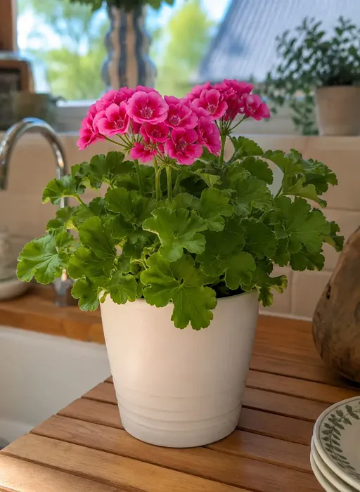 Zonal Geranium plant, image 1